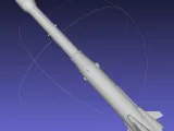 Ariane 1 Rocket Model-0