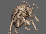 Chitinous Stalker Alien Insectoid Scout Support-Free Solid M-1