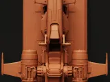 Sci-Fi Racing Ship Model | Futuristic Spaceship Statue-7