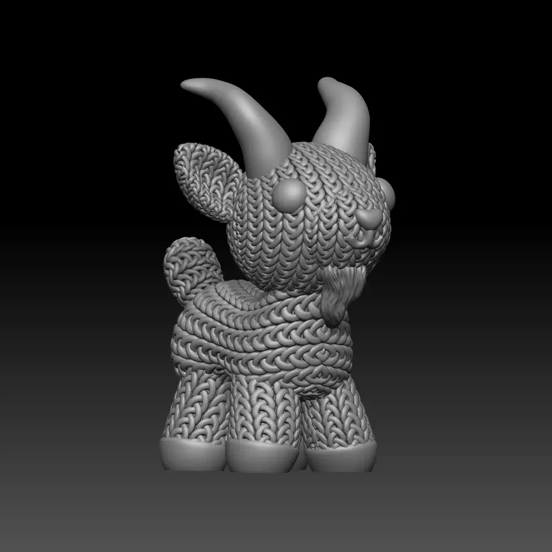 Knitted Goat