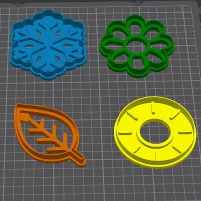 season of the year Cookie Cutter Set – 3D Printable STL
