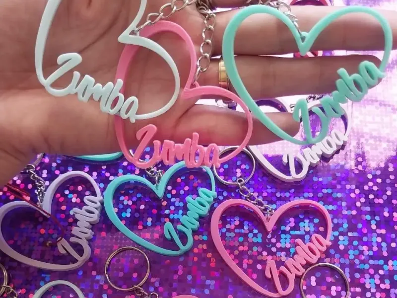 LLAVERO CORAZON ZUMBA