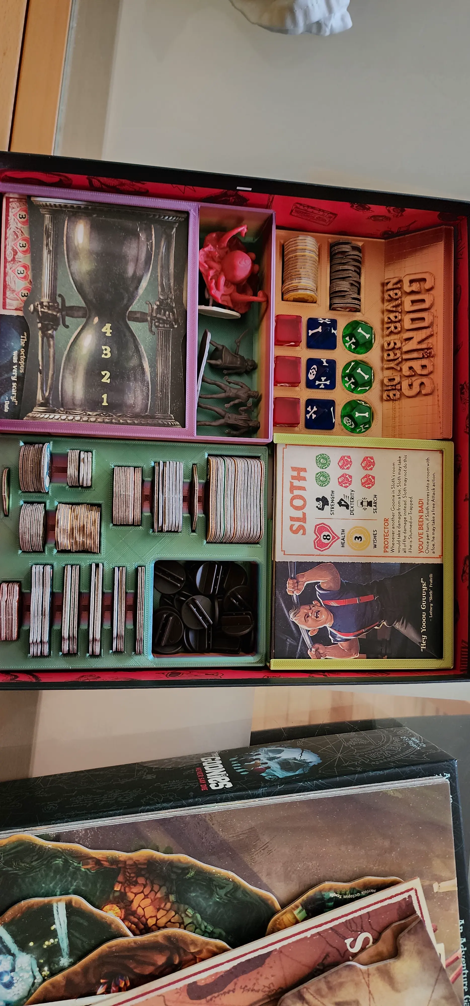 Goonies never say die Board game organizer