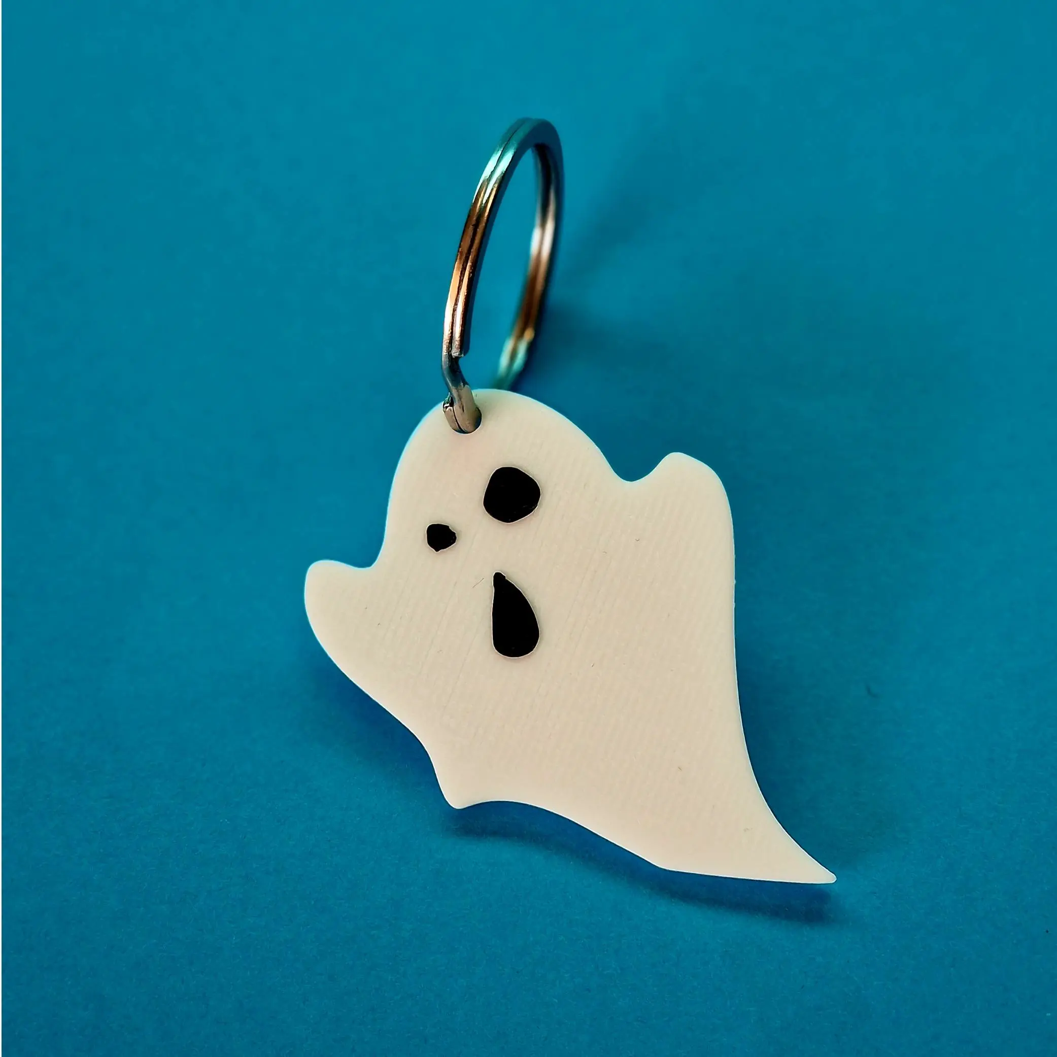 Cute Ghost Keychain – Halloween Edition