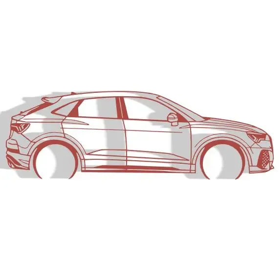 Audi RS Q3 Sportback 1000 - Silhouette Wall Decoration