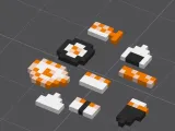 Tiny Sushi Set! Software and Model-4