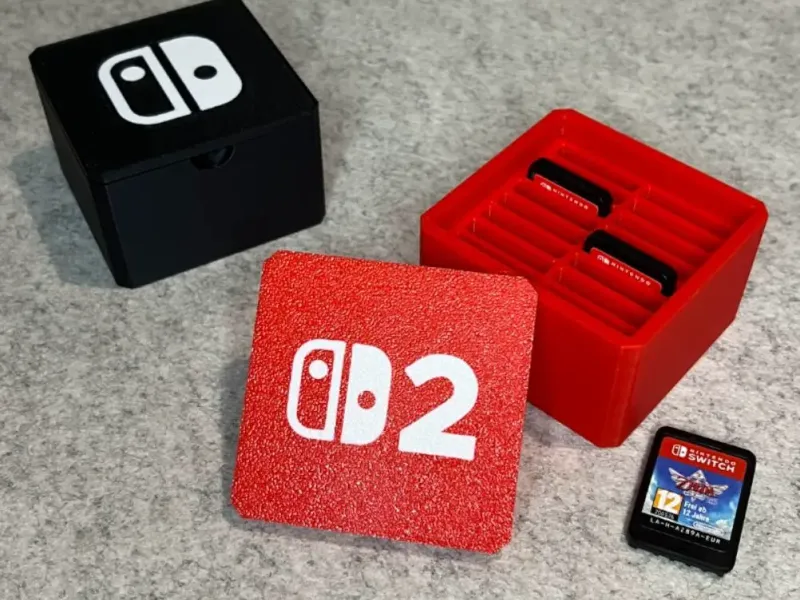 Games storage box for Switch / Switch2 cartridges