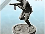 German storm trooper running with MP38 (3) - WW2 Terrain fig-0