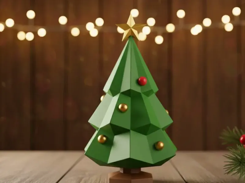 Geometric Christmas Tree
