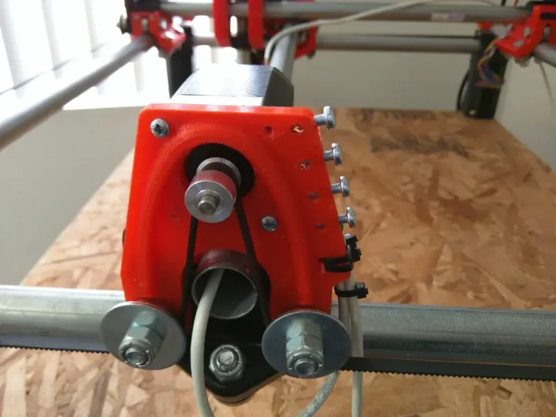 -OLD- Mostly Printed CNC -Part- Solderless Stepper Mount