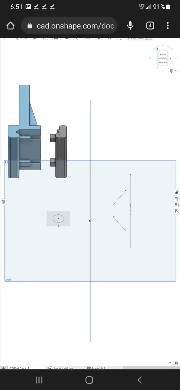 Go Pro picatinny rail mount