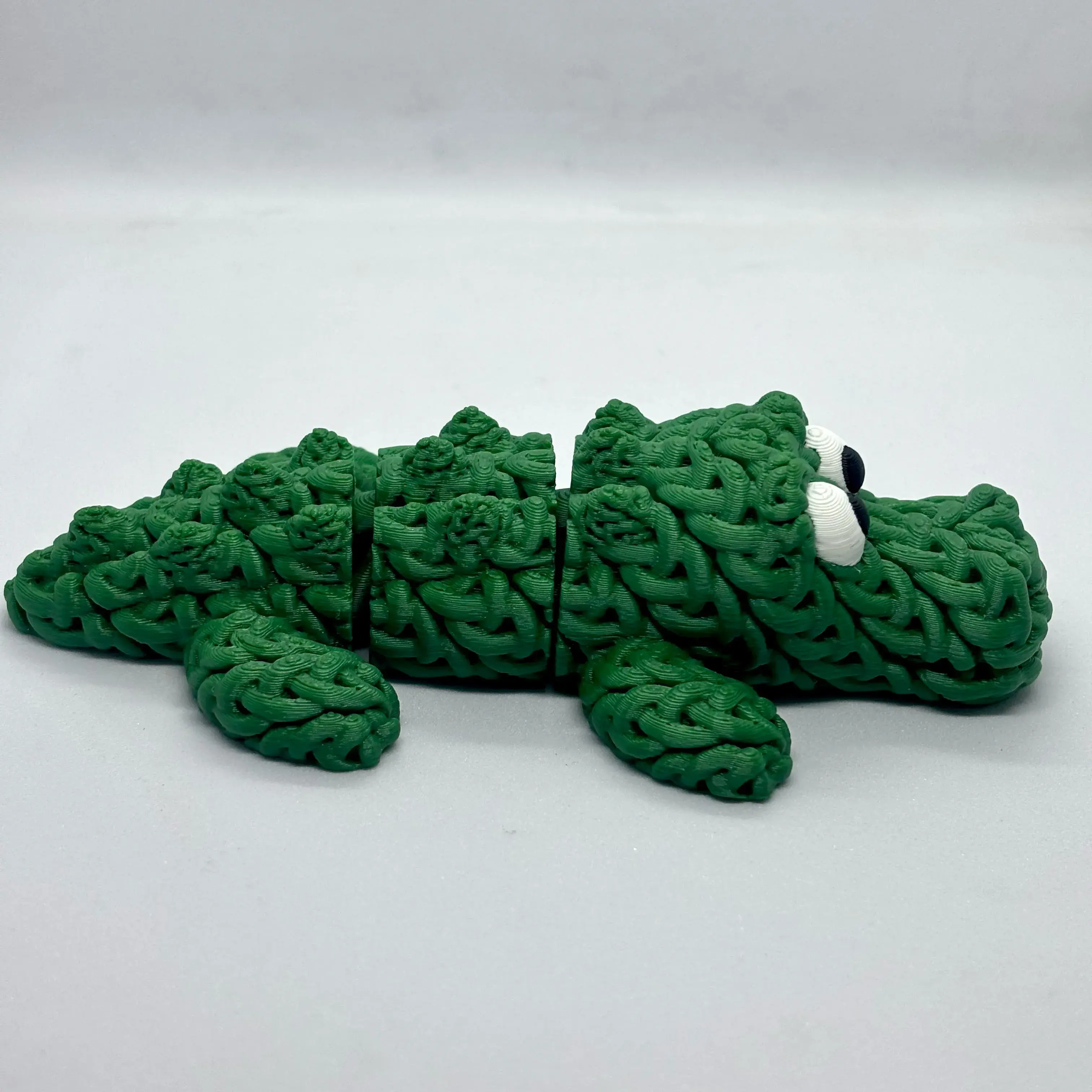 Knitted Flexi Crocodile