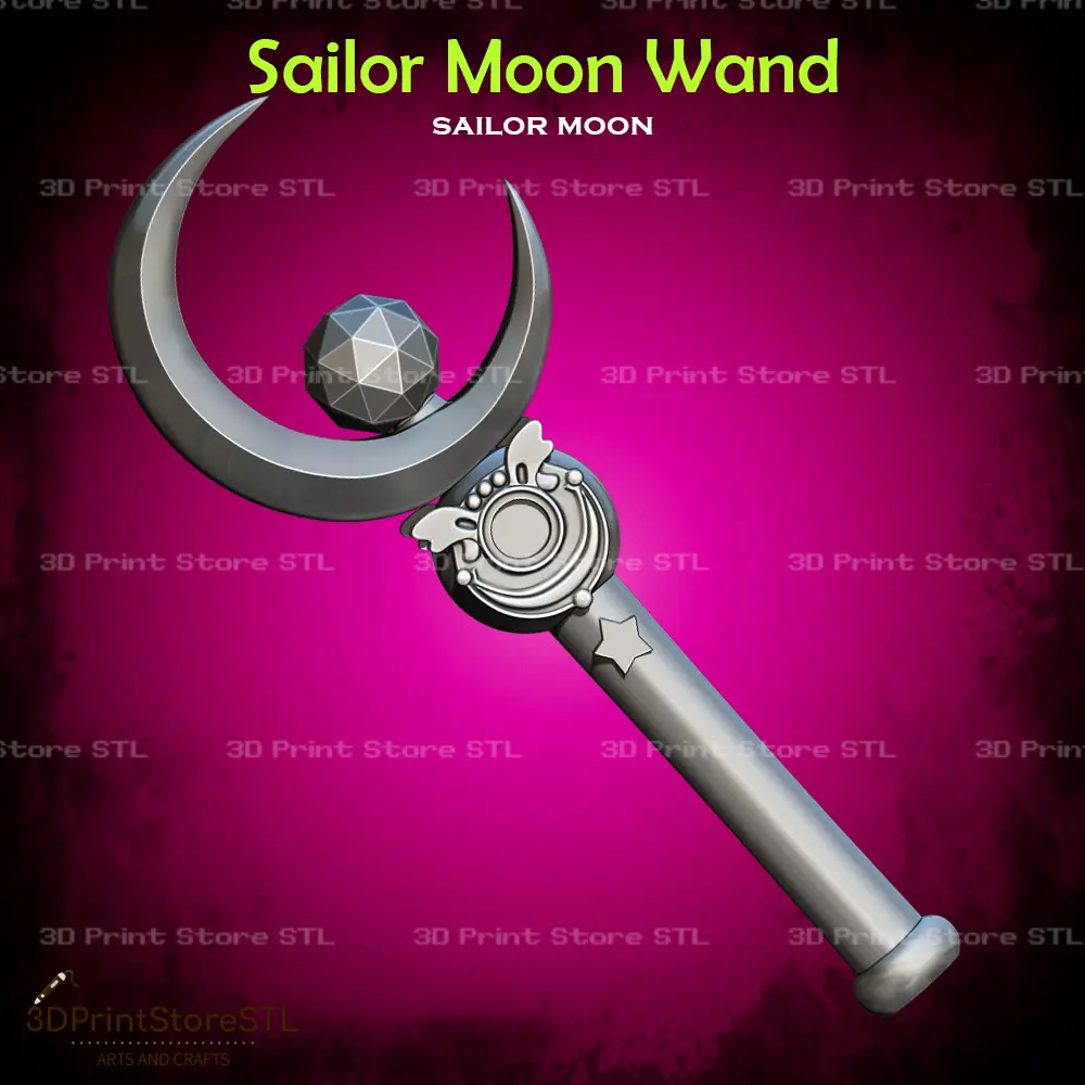 Bacchetta di Sailor Moon Cosplay Sailor Moon - File STL