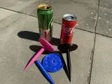 Target as a stand for a can-2
