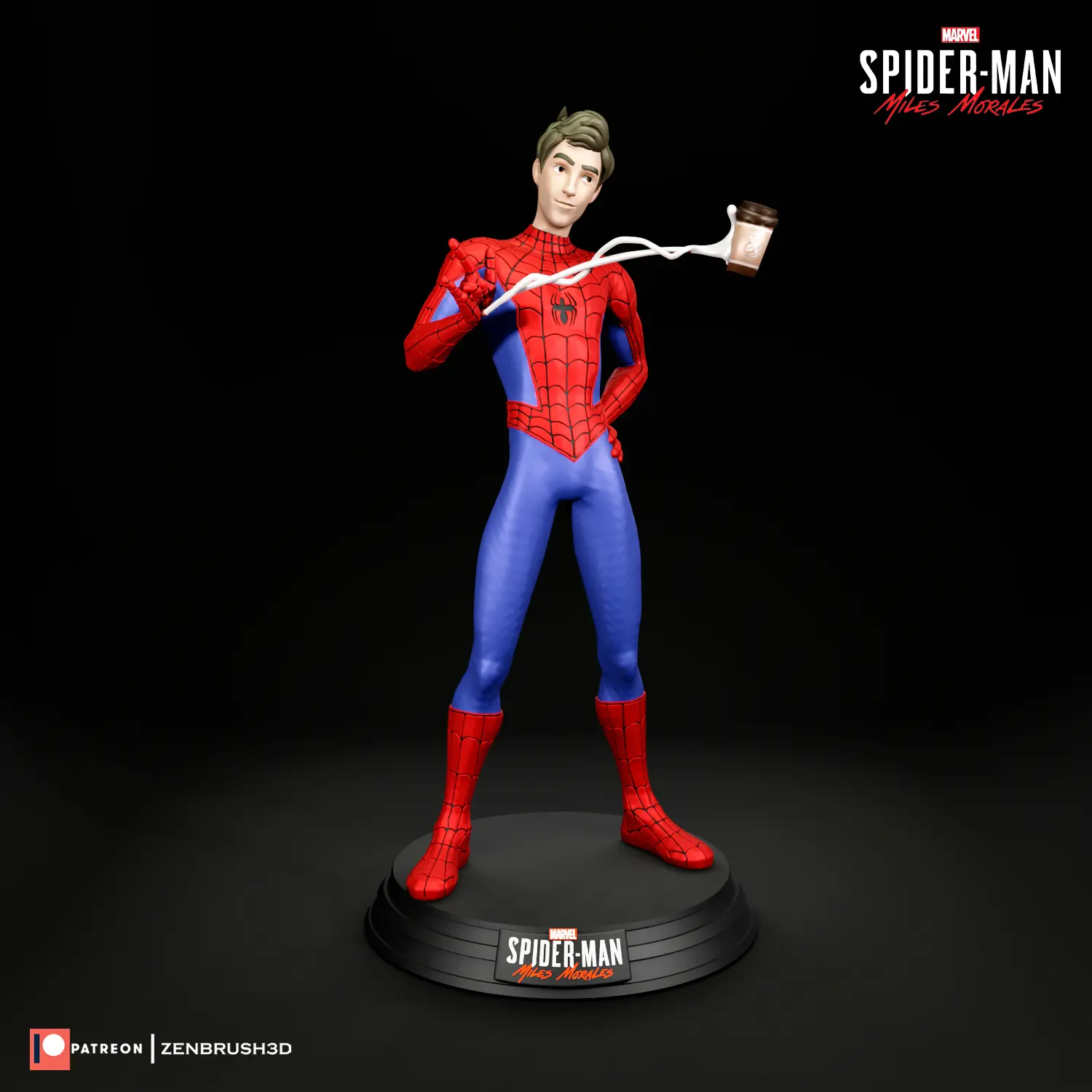 Peter Parker B - Spider-Man Attraverso lo Spider-Verse Stampa 3D