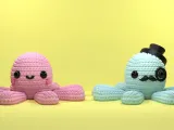 keychain knitted octopus | print in place-1