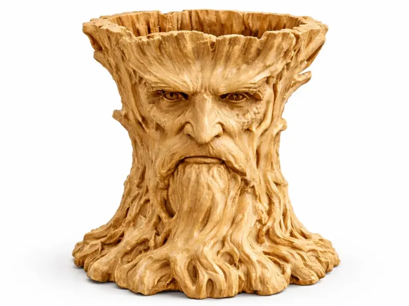Ent like vase