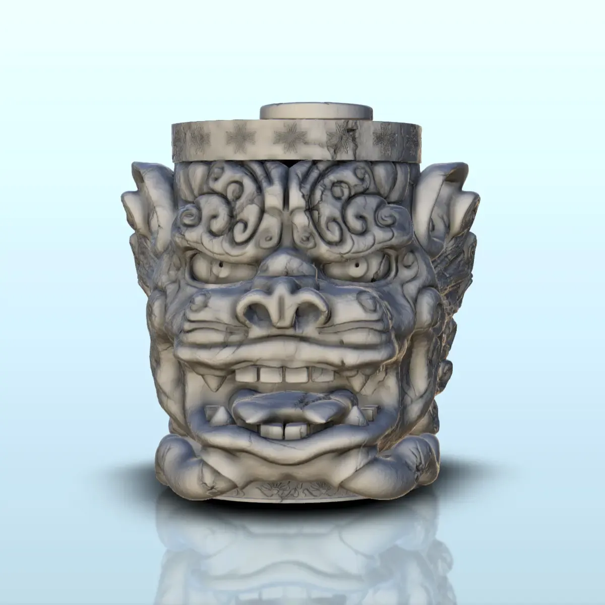 Asian dragon dice mug (3) - beer can holder