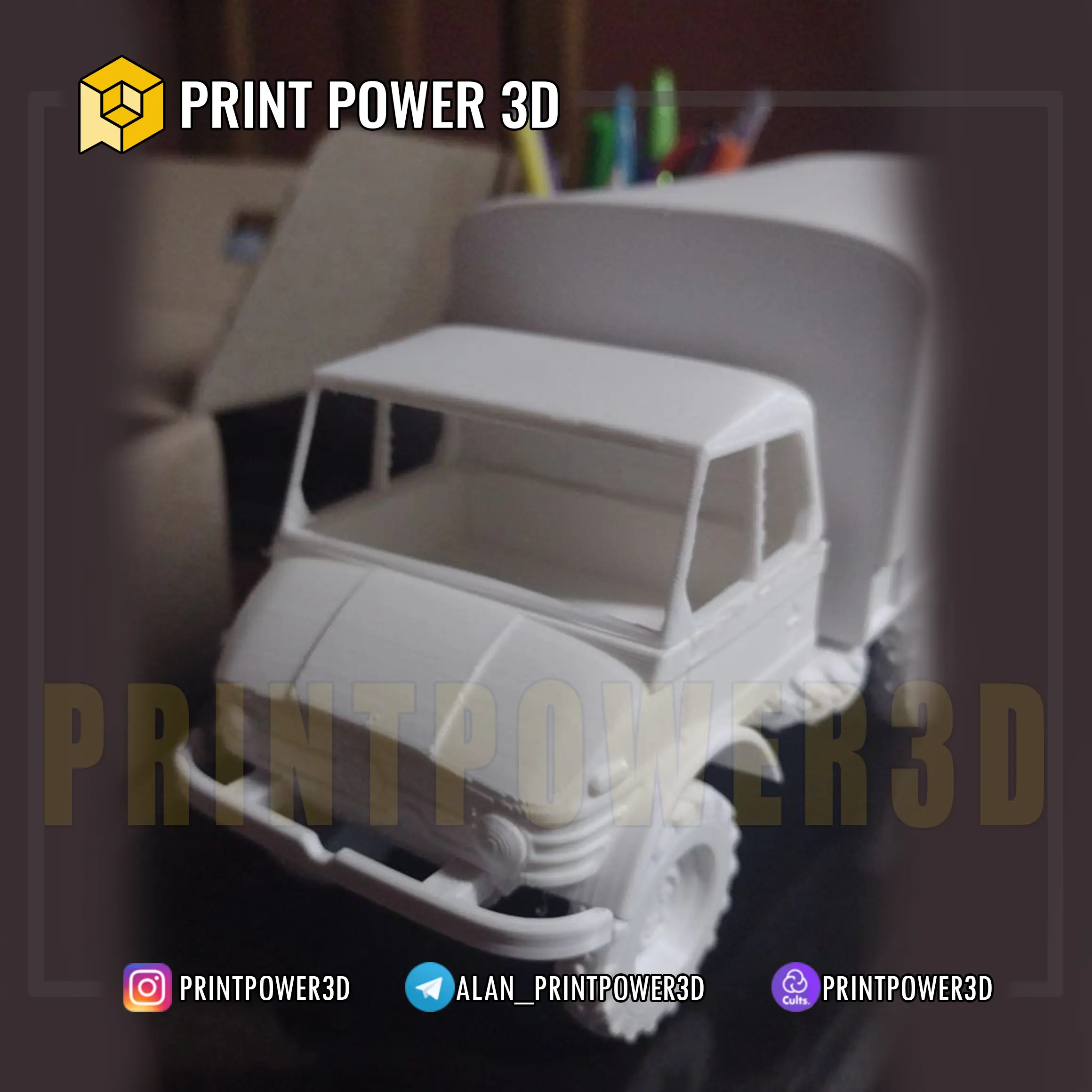 MERCEDES UNIMOG 416 PRINTABLE TRUCK