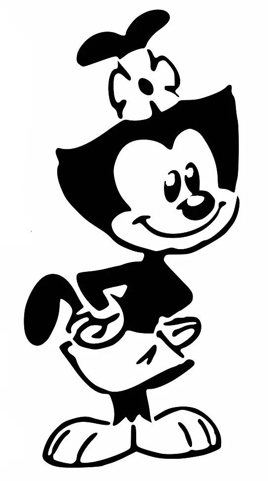 Animaniacs stencil