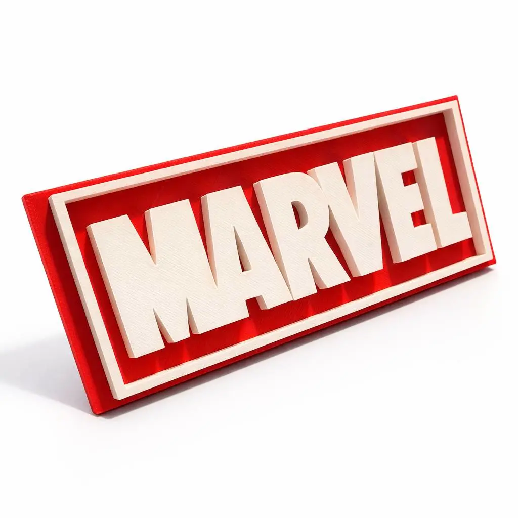 Marvel Logo Sign