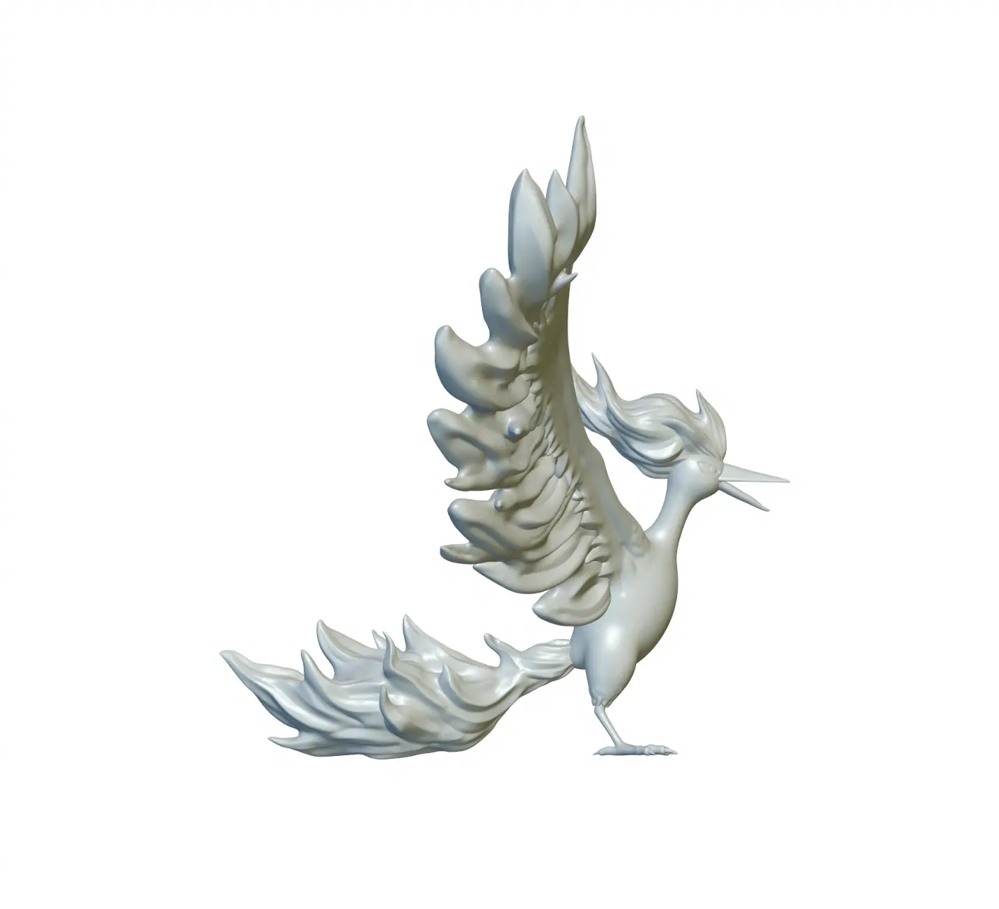 Pokemon Moltres #146 - Ready for 3D Printing!