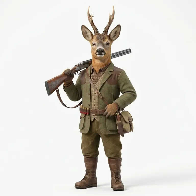 Hunter chevreuil cerf chasseur 