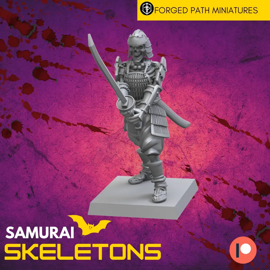 Skeleton Samurai Warriors