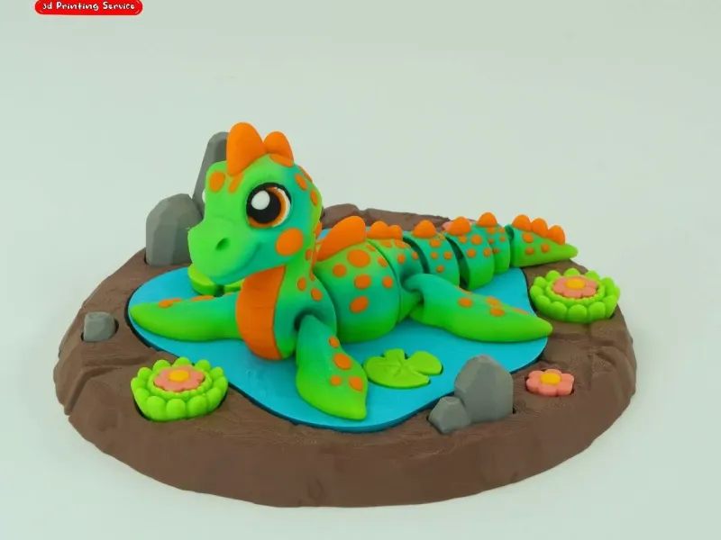 Print In Place Schattig Flexi Loch Ness Monster