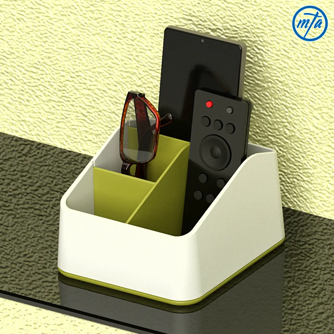 remote control and phone holder