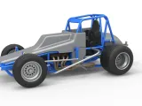 Vintage Sprint car Scale 1:25-0