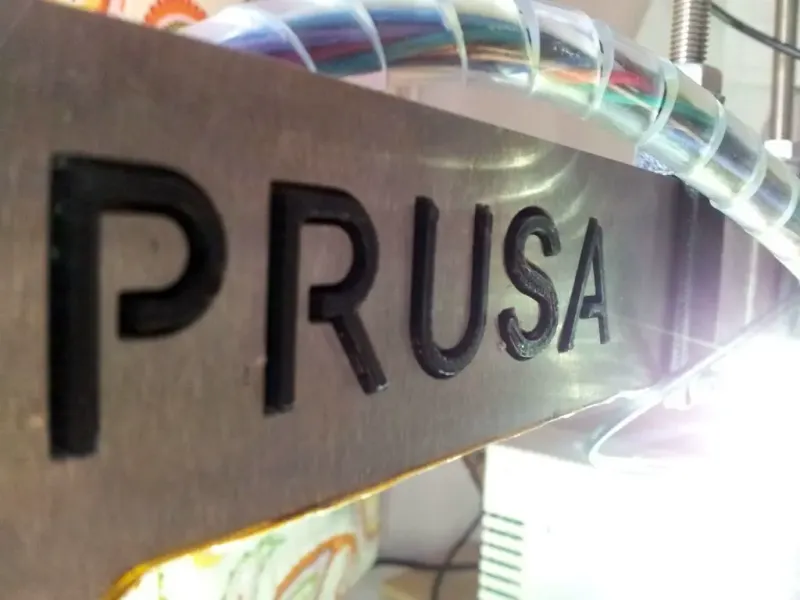 Piastra posteriore per telaio singolo in alluminio Prusa I3
