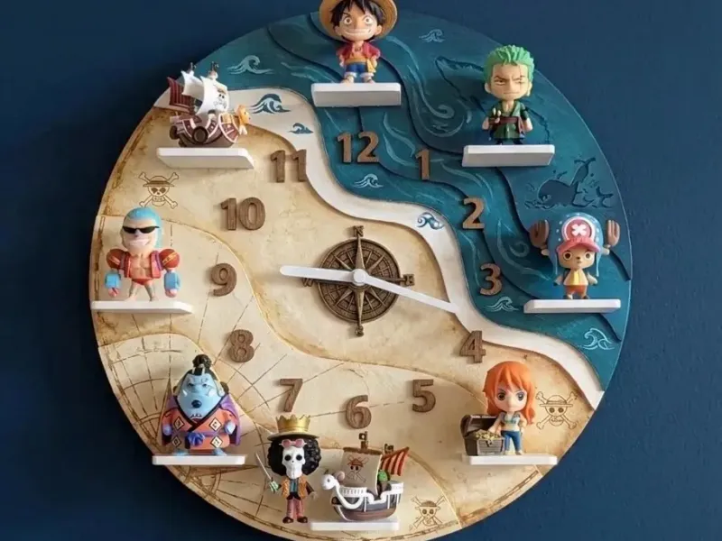 Orologio da parete di One Piece