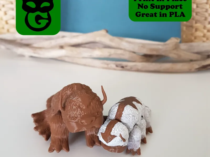 Appa - Sky Bison - Avatar Flexi (Multicolor .3mf included)