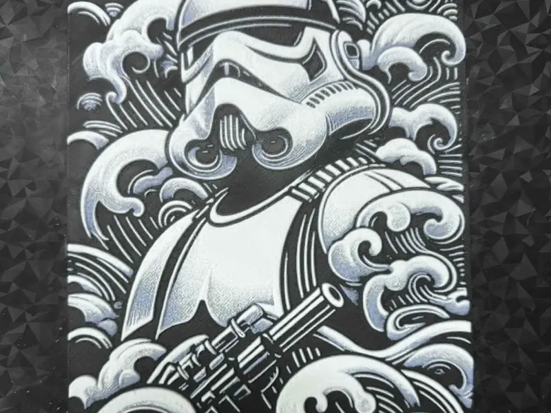 Finger Waves Storm Trooper Hueforge Art