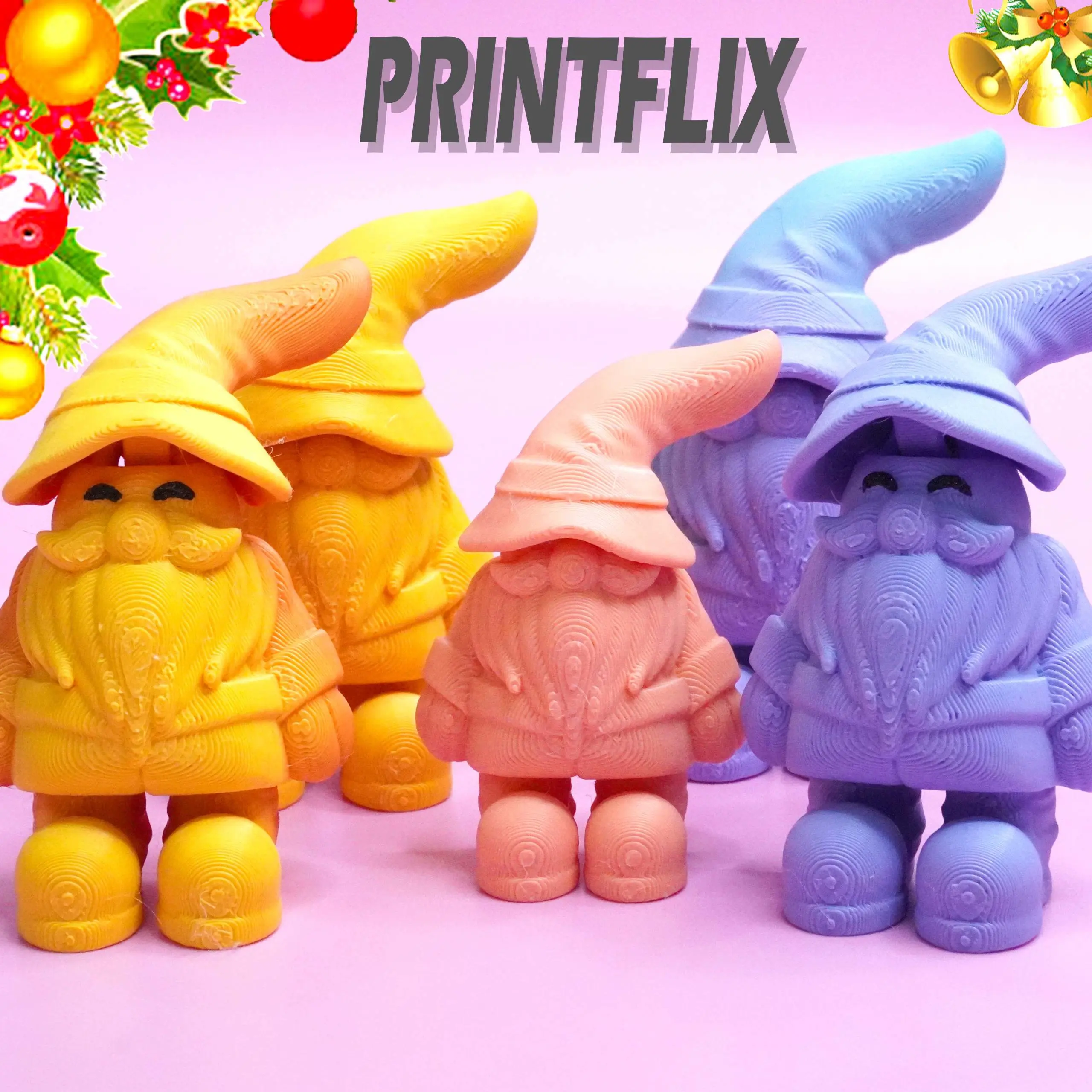 CUTE FLEXI TINY GNOME ( CHRISTMAS SPECIAL)