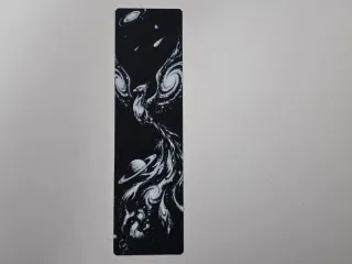 Cosmic Phoenix Mythical Bird Bookmark