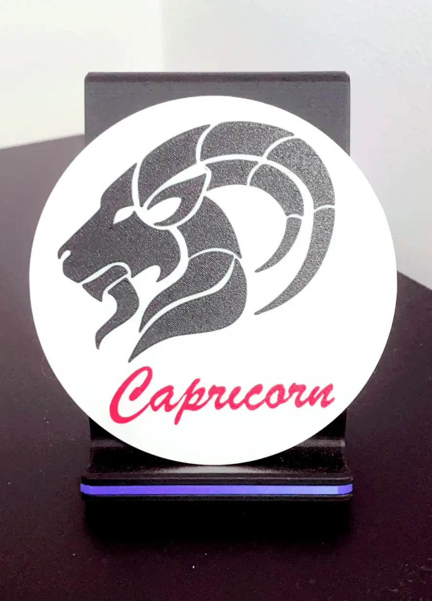 Coaster Capricorn sign