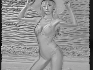 at the beach 2