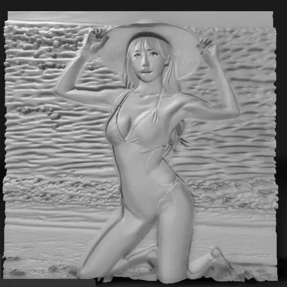 at the beach 2