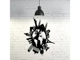 Traveling World Wall Sculpture 2D-0