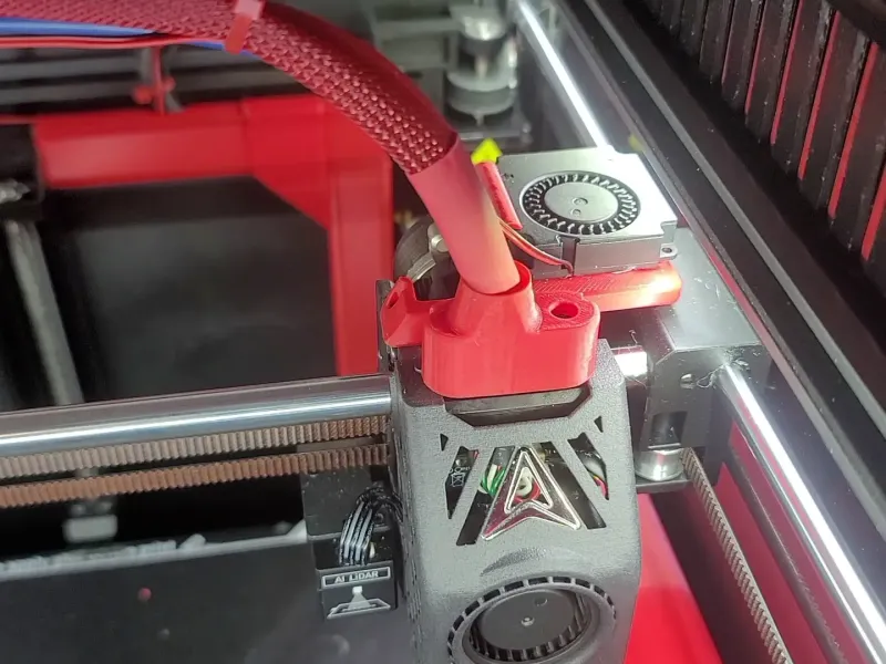 K1 Max Extruder Active Cooling to Stop Clogs

