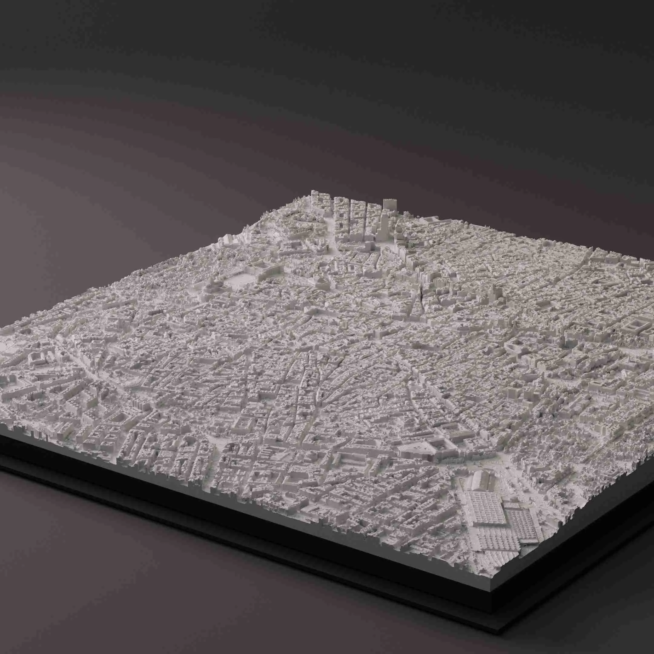 mODELO 3D DE MADRID, ESPAÑA