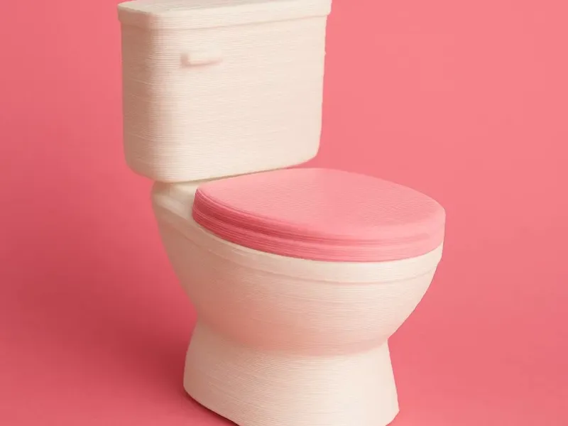 Dollhouse bathroom furinture - toilet