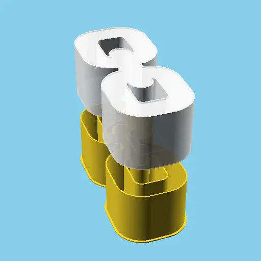 flexible chaining without external libraries free... 3D Printer Files | 3MF File | Chain Links, nestable box (v1) | Creality ...