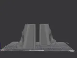 Armwrestling Training Handle (Hand) – 3D Printable Model-1