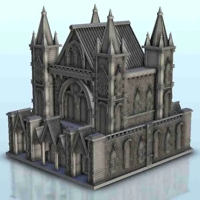 Gothic Mausoleum 4 - scenery medieval miniatures warhammer