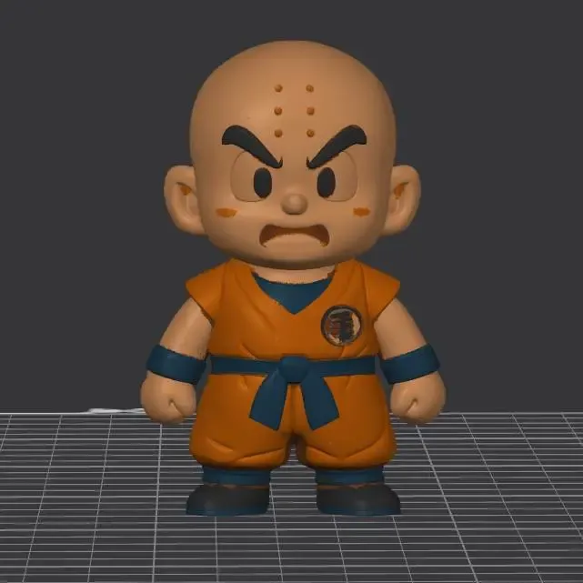 chibi krilin - dragon ball