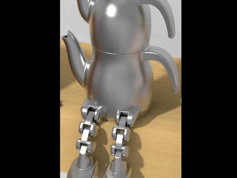 Tea Man – Funny Sitting Cup STL Model 3D Print