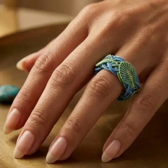 Verdant Helix Laurel Ring – Noah0x03
